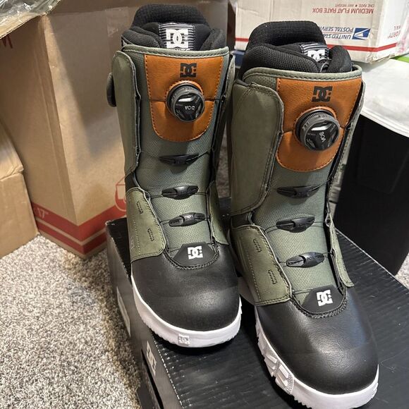 DC Men's CONTROL Snow Boots - ADY0100035 - Olive Camo - US Size 9.5 NIB‎